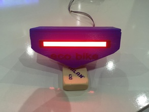 powered luces bicicleta sistemas eco bici pinshape moto accesorios diseño concurso bike 3d print model - Mito3D