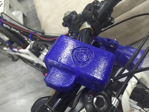 pinshape bicicletas claxon pescar morder timbre alarma moto accesorios diseño concurso 3d print model - Mito3D