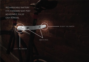 bici lampeggiatore + littlebits pinshape guida luci sicurezza mountain bike moto accessorio progettazione concorso 3d print model - Mito3D