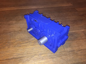 falk class reducer pinshape motor gear box Gang 3d print model - Mito3D