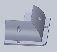pannello solare staffa rv tetto pinshape disegno 3d 3d print model - Mito3D
