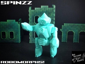 spinzz robomorph pinshape 3d design 3d print model - Mito3D