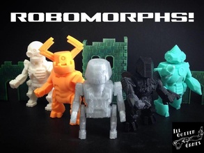 robomorphs partes compêndio pinshape 3d design 3d print model - Mito3D