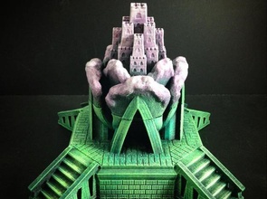 castleflower monumento 15mm scala pinshape disegno 3d 3d print model - Mito3D