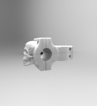 bike skull stem pinshape bike-accessory-design-contest 3d print model - Mito3D