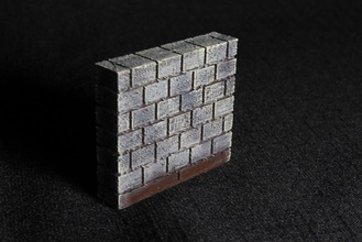 openforge 20 wall construction kit cut-stone backs pinshape 3d-design 3d print model - Mito3D