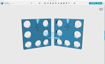 allforge muestra trébol molde pinshape Diseño 3d 3d print model - Mito3D