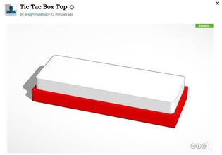 tic tac kutusu meydan pinshape 3d tasarım 3d print model - Mito3D