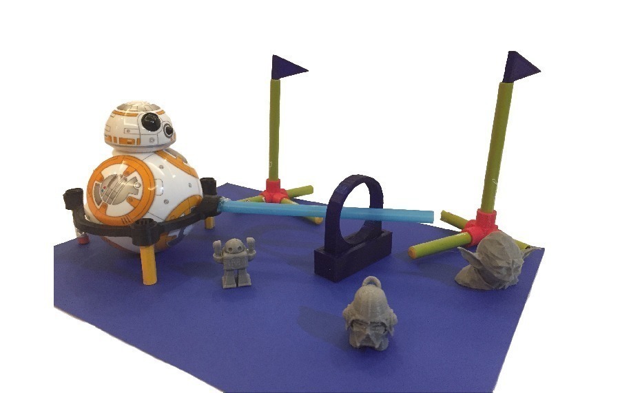 bb 8 jedi justa pinshape 3d design 3D print model - Mito3D