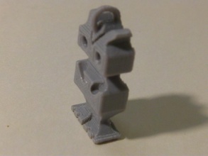 Eule Schildkröte totem Art Anhänger pinshape 3d design 3d print model - Mito3D
