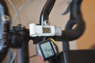 bicicleta termómetro pinshape moto accesorios diseño concurso 3d print model - Mito3D