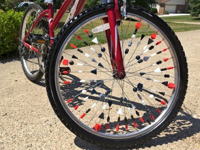 bicicletta parlato deco pinshape decorativo forma decorazione moto accessorio progettazione concorso parlò ruota 3d print model - Mito3D