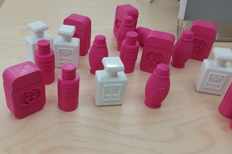 modèles fabrication moules 2 pinshape parfum bouteilles miniatures 3d print model - Mito3D