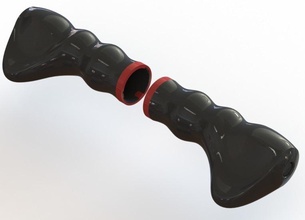 ergonomic bike handle pinshape aesthetic bike-accessory-design-contest 3d print model - Mito3D