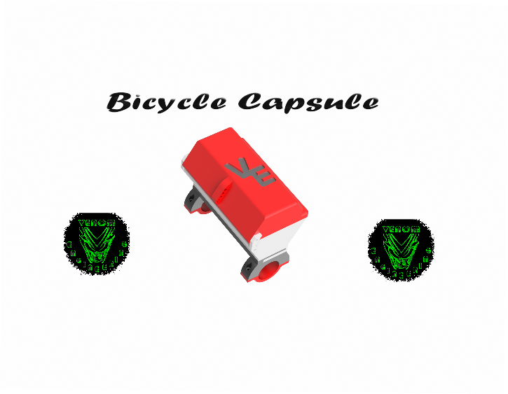 Fahrrad Kapsel pinshape Zubehör design contest pure Zyklen venom engineering designs Halterung 3D print model - Mito3D