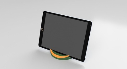 ipad stand pinshape 3d-design 3d print model - Mito3D