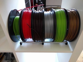 filament support bobine 10mm pinshape Conception 3d 3d print model - Mito3D