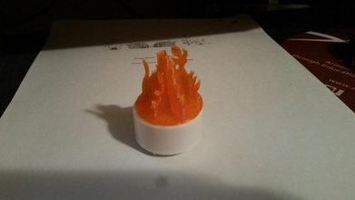 candelita llamas pinshape Diseño 3d 3d print model - Mito3D