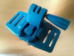 backpack shoulder attachment gopro camera pinshape 3d-design 3d print model - Mito3D