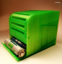battery dispenser pinshape 3d-design 3d print model - Mito3D