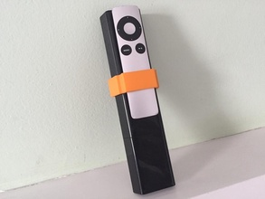 appletv + sony tv remote control holder pinshape 3d-design 3d print model - Mito3D