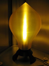spacelamp pinshape merioz3d bedruckbar Lampe Raum 3d print model - Mito3D
