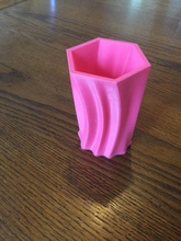 folded vase pinshape 3d-design 3d print model - Mito3D