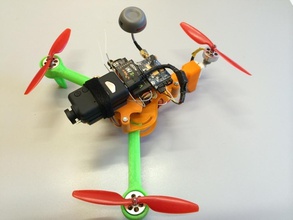 bushbasher microtri mini rc tricopter v2 foldable rchobbysuk pinshape 3d-design 3d print model - Mito3D