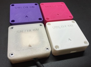 ublox 6m case pinshape 3d-design 3d print model - Mito3D