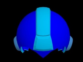 megaman rockman helm pinshape 3d-design 3d print model - Mito3D