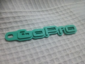 Schlüsselanhänger gopro pinshape 3d design 3d print model - Mito3D