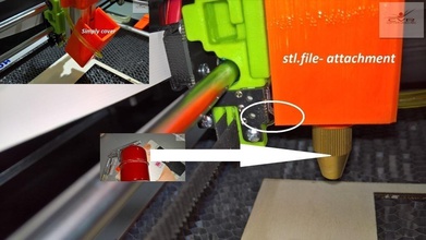 couvrir laser emblaser pinshape Conception 3d 3d print model - Mito3D