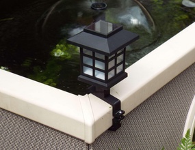 afinidad piscina solar lámpara soporte pinshape estanque luz noche blagdon 3d print model - Mito3D