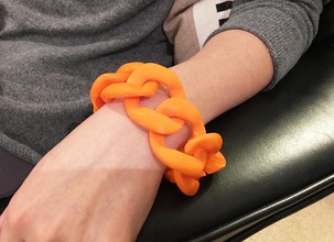 link bracelet pinshape 3d-design 3d print model - Mito3D