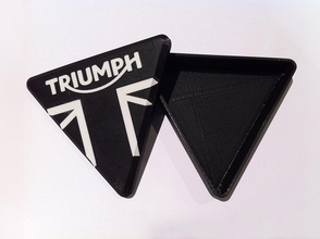 triumph Motorrad Marken trinket box pinshape 3d design 3d print model - Mito3D