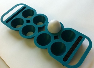 müzisyenler shaker yumurta mızrap durumunda pinshape 3d tasarım 3d print model - Mito3D