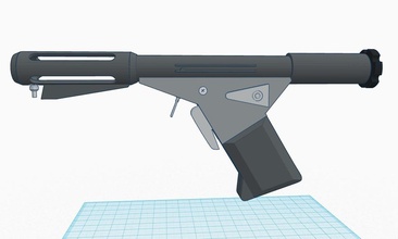 sandman flamme pistolet logan pinshape Conception 3d 3d print model - Mito3D