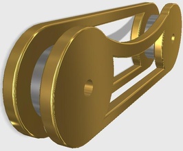 spool stand 6000rs bearings pinshape 3d-design 3d print model - Mito3D