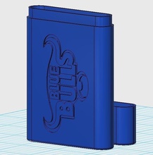 7 porte cigarettes blue bulls pinshape Conception 3d 3d print model - Mito3D