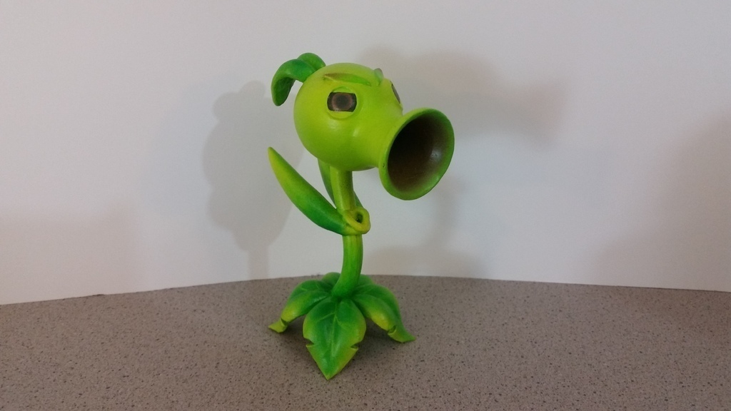 peashooter plantas zombies garden warfare pinshape Diseño 3d 3D print model - Mito3D