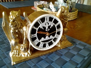 gargoyle clock pinshape 3d-design 3d print model - Mito3D