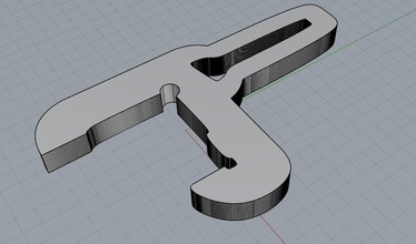 replicator 2 & 2x timing belt wrench pinshape 3d-design 3d print model - Mito3D