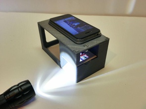 35mm slayt kopyası akıllı telefon pinshape dur 3d tasarım 3d print model - Mito3D