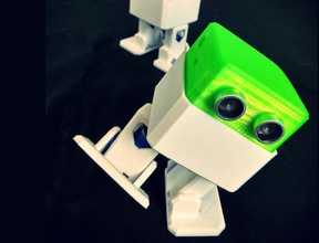 otto bricolaje construcción robot pinshape ottodiy diseño electrónica concurso madre pie sensor danza arduino diy juguete bípedo Diseño 3d 3d print model - Mito3D