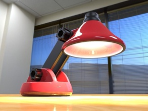 led desk lamp pinshape 3d-design 3d print model - Mito3D