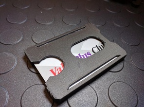 scout minimalista portafoglio contiene 2 carte pinshape disegno 3d 3d print model - Mito3D