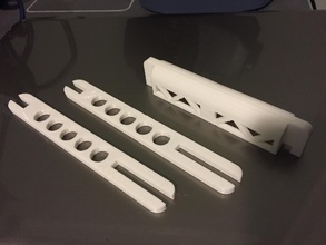 filament mount pinshape prusa i3 biriktirme tutucu 3d print model - Mito3D