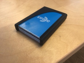 minimalista card holder wallet pinshape disegno 3d 3d print model - Mito3D