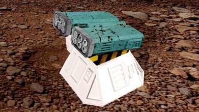 füze karakol wh40k ölçek pinshape eklenti sonsuzluk alevler savaş makinesidir necromunda uzay deniz sci fi scifi oyun atölyesi warhammer 32mm 28 mm masa üstü sahne wargames 3d print model - Mito3D