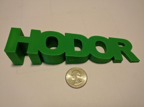hodor doorstop pinshape 3d-design 3d print model - Mito3D